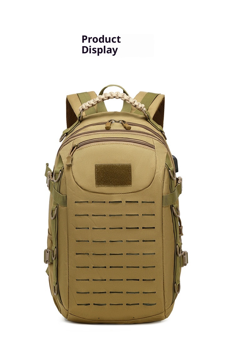 ActiveGo Taktischer Rucksack mit großem Fassungsvermögen, wasserdicht, abriebfest, multifunktional, für Bergsteigen, Wandern, Reisen, Herren_voghion.com