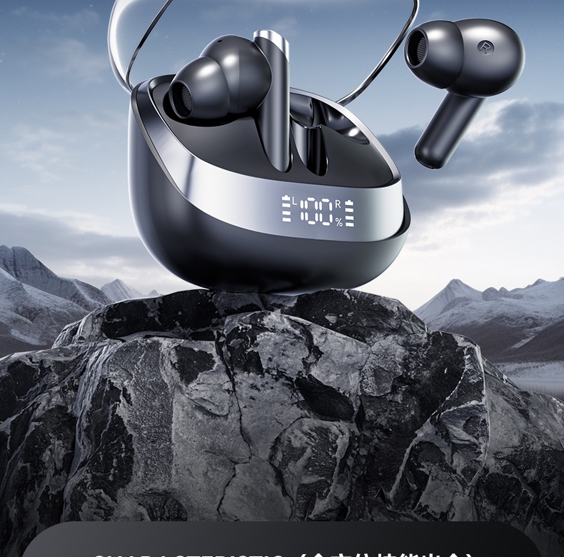 3c Cross-border AI Translation Hot-Selling True Wireless Bluetooth Earbuds Noise Cancelling In-Ear Long Battery Life Large_voghion.com