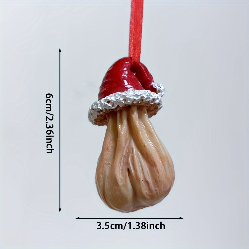 Adorno navideño colgante de resina con lazo y diseño de bola transfronteriza de Lillian Zibi para amigos y familiares_voghion.com