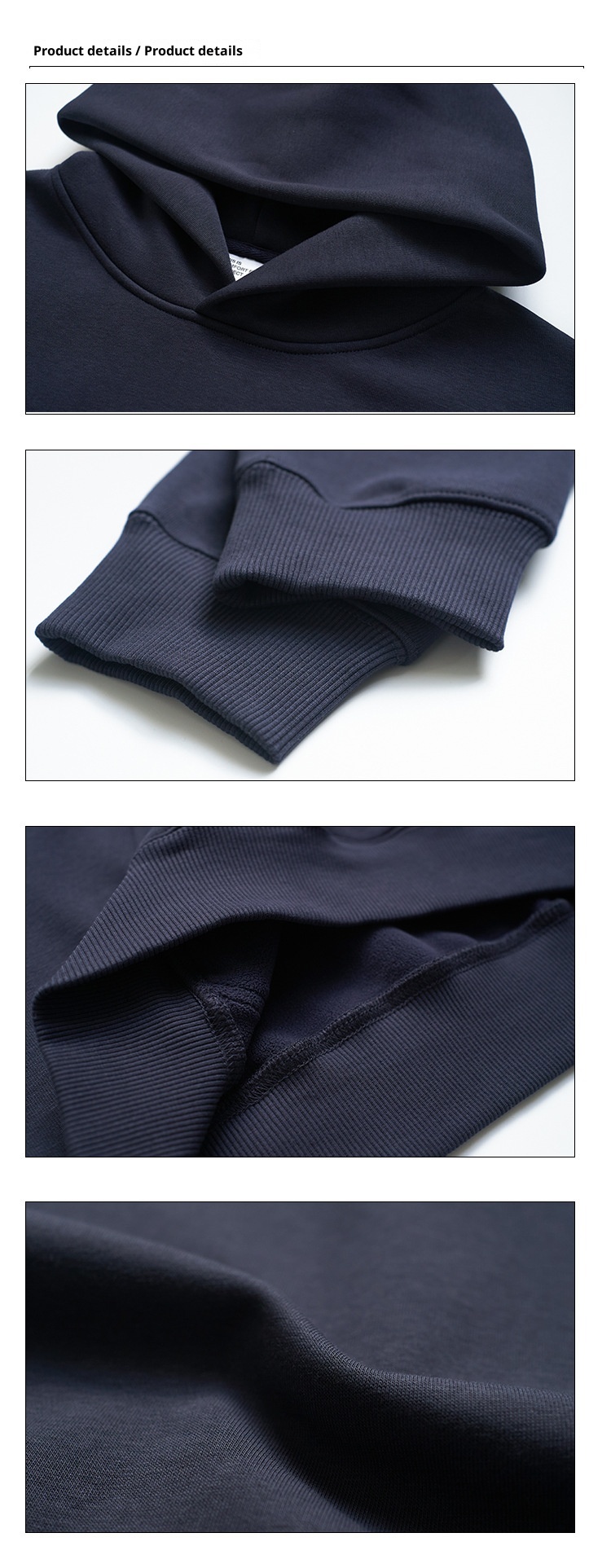 Felpa con cappuccio unisex tinta unita da uomo, di marca alla moda, da 450 g, pesante, personalizzazione fai da te, uniforme da lavoro_voghion.com