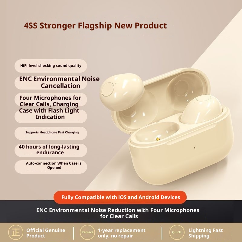 3c Grenzüberschreitender Direktverkauf ab Werk Por4SS Kleine Mini-Bluetooth-Kopfhörer Kompakt Kabellos Unsichtbar Zum Schlafen Tragen Nein_voghion.com