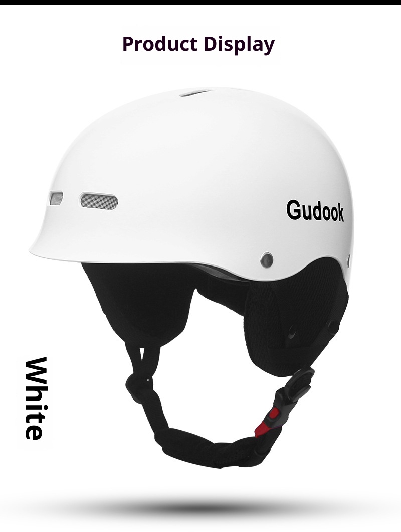 001 Passed European American Testing Certification Single Double Board Ski Helmet Ice Snow Sports Men And Women Adult Youth_voghion.com