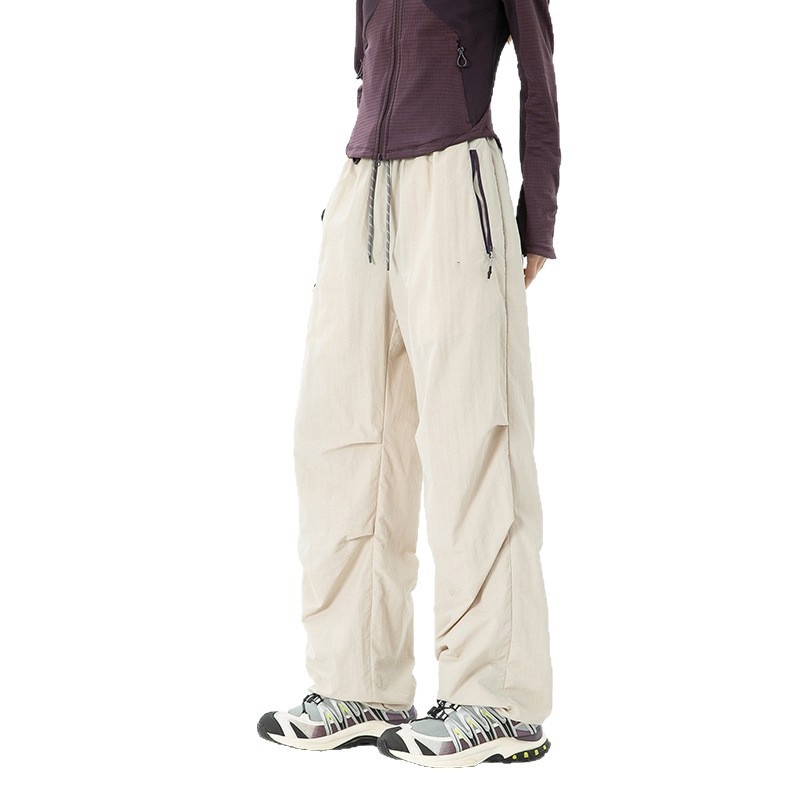 001 Woodpecker Outdoor Softshell For Women New Summer Loose Waterproof Sun Protection Cargo Hiking Sports Long Pants_voghion.com