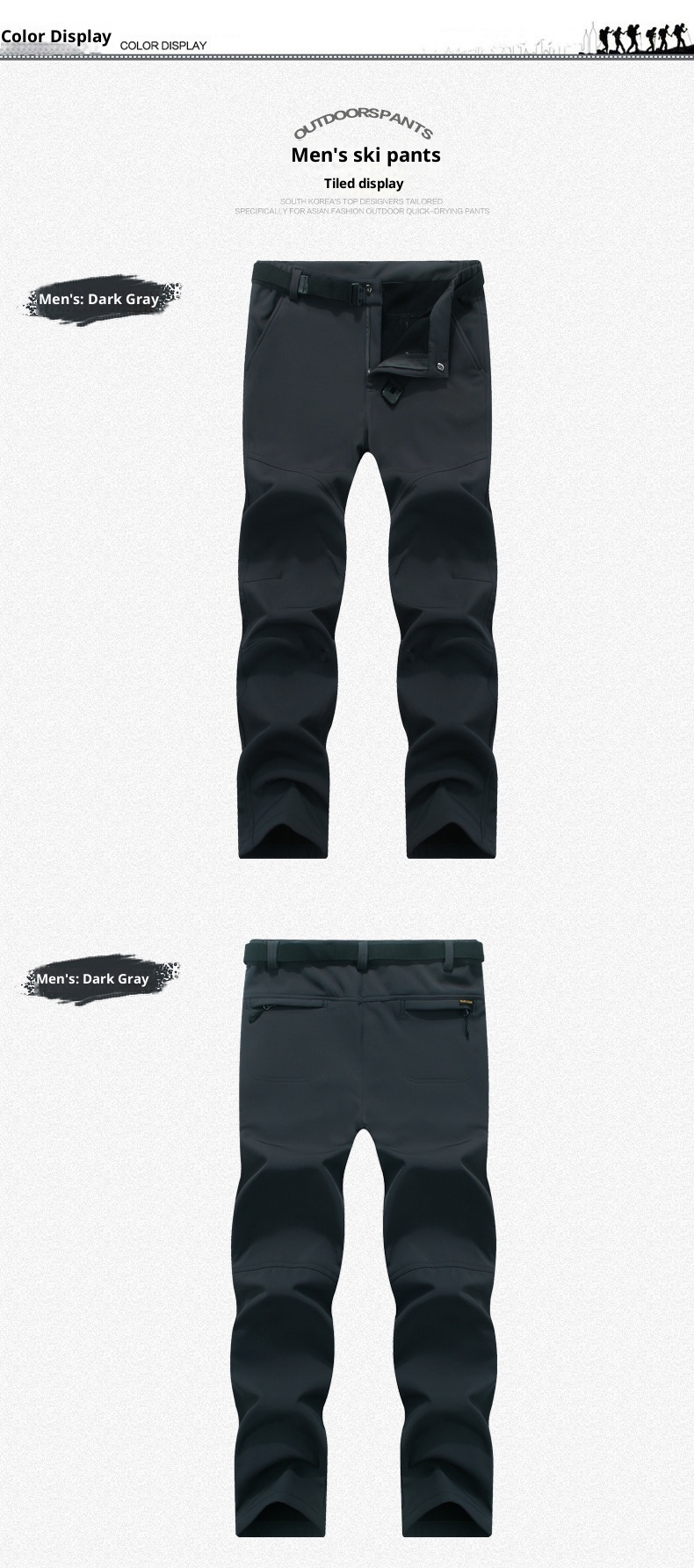 001 Hersteller Softshell-Wanderjacke für Damen und Herren, Herbst und Winter, fleecegefüttert, dick, warm, wasserdicht_voghion.com