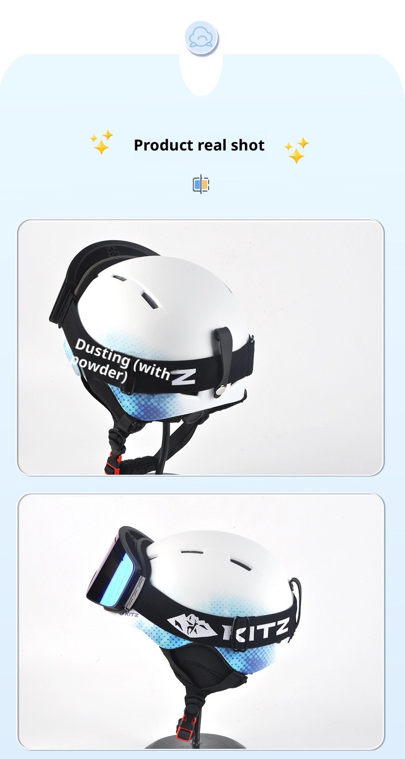 001 Auf Lager 23 Neue Helme Einzel- und Doppelski-Ausrüstung Schutzausrüstung für Damen und Herren Erwachsene Einteiler_voghion.com