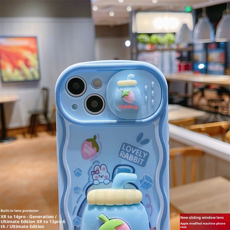 TechGlobe Suitable For Instantly Transform Into 14 Modified Phone Case XR To 13 Pro Sliding Window Ultimate Edition_voghion.com