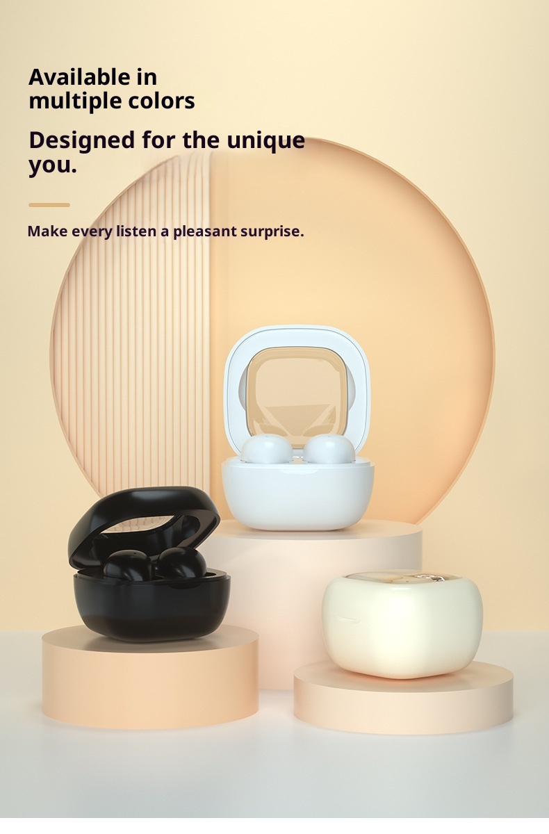 3c Cross-border SK19 Neue kabellose In-Ear-Kopfhörer mit Geräuschunterdrückung, ultraklein, Mini-Schlaf-Binaural-Bluetooth-Kopfhörer_voghion.com