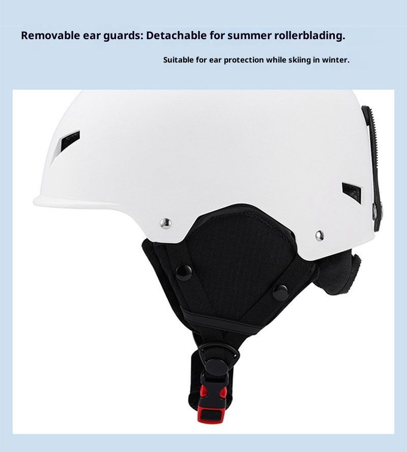 001 Herrenhelm Snowboarden/Skifahren, Professionelle Skiausrüstung, Schutzausrüstung für Damen, Warm und stoßfest, Neu_voghion.com