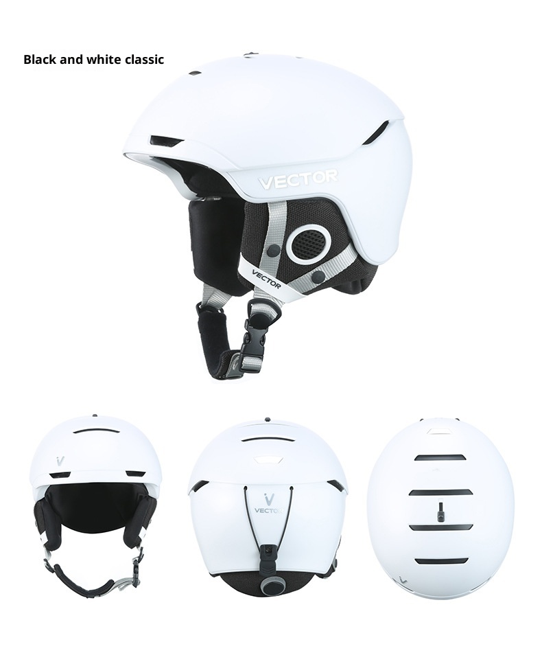 001 VECTOR Ski Anti-Collision Streamlined Split Protection Sports Outdoor Professional Snow Helmet Unisex_voghion.com