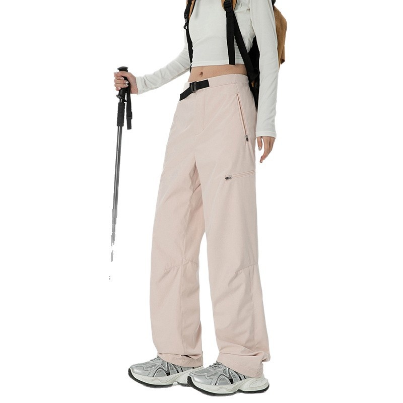 001 Calças de Trabalho Casuais Femininas Woodpecker Workwear, Novas para o Verão, Resistentes ao Vento e Impermeáveis, para Caminhadas, para Homens de Baixa Estatura_voghion.com