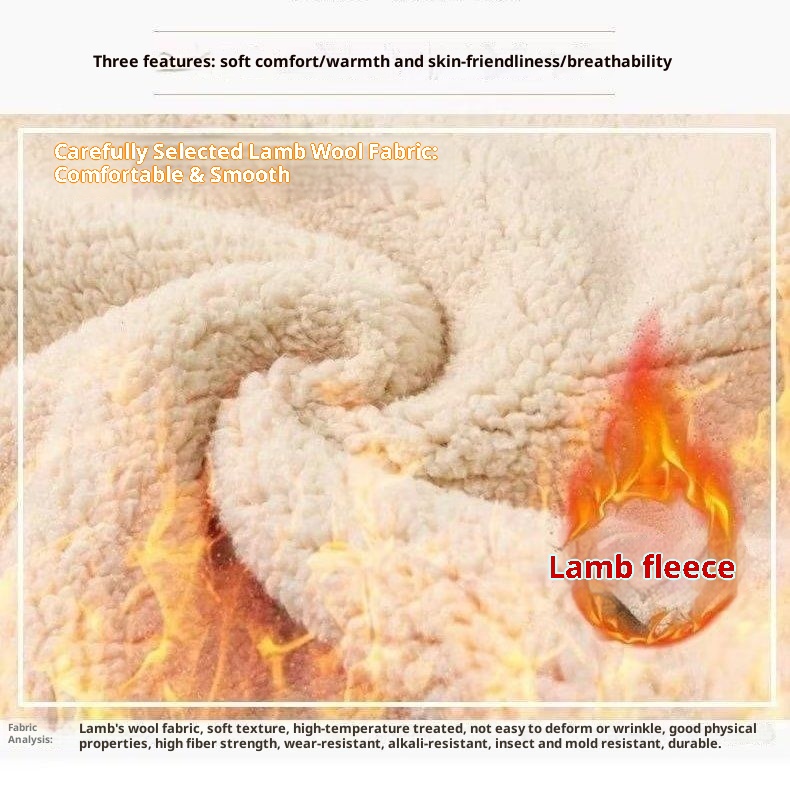 boy In Stock Autumn Winter Fleece Lined Thickened Lamb Wool Warm Men's Casual Plus Size Trendy Brand Printed Sports_voghion.com