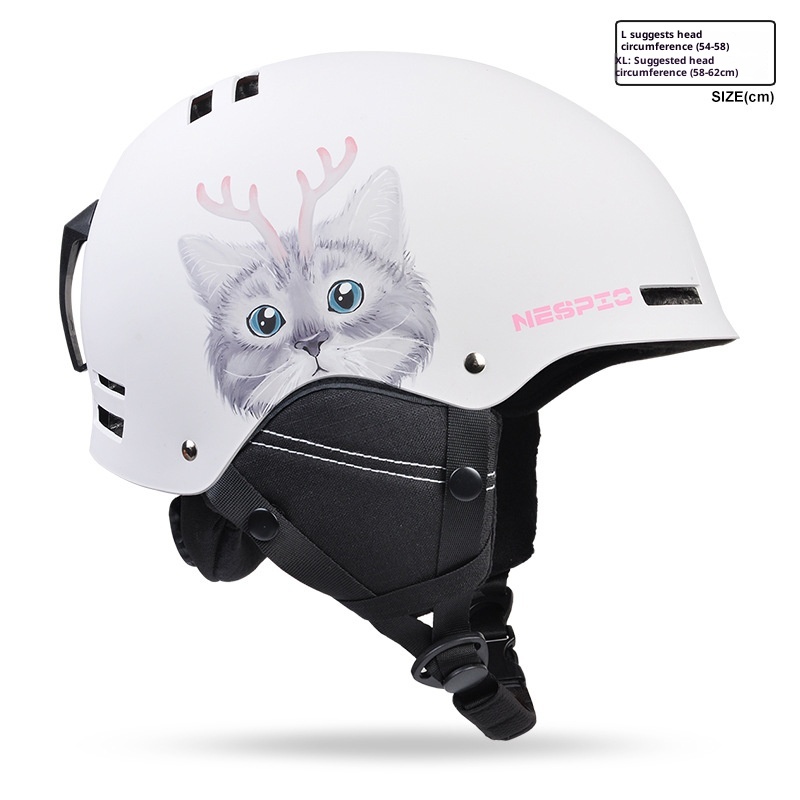 001 Helm für Damen und Herren, Snowboard- und Skischutzausrüstung, warmer und atmungsaktiver Skihelm für Erwachsene, Skiausrüstung_voghion.com