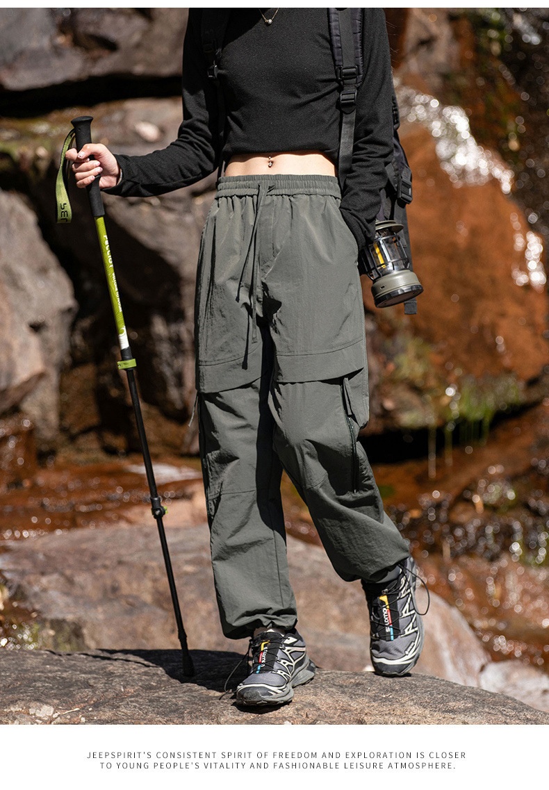 001 Purple Softshell For Women 2025 New Spring And Autumn Outdoor Windproof Hiking Petite Paratrooper Sports Cargo Pants_voghion.com