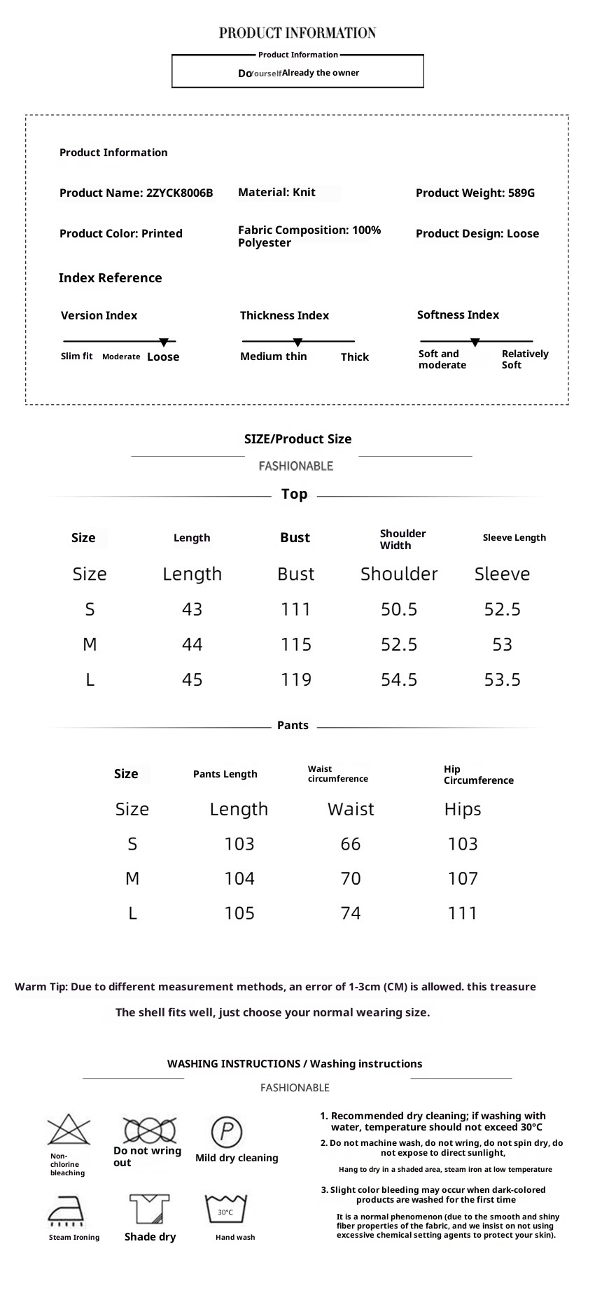 ChicShe 2025 Europäische und amerikanische Frühlings-Strick-Hausmode für Damen, Herzmuster-Ärmel, lange Hose, lockerer zweiteiliger Pyjama_voghion.com