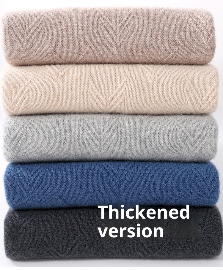 ragazzo ragazzo ragazzo autunno inverno nuovo 100% lana da uomo maglione girocollo caldo spesso camicia di base lavorata a maglia casual_voghion.com