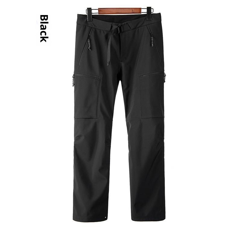 001 Outdoor Sports Zimowe wiatroszczelne, wodoodporne, laminowane, ciepłe, miękkie spodnie trekkingowe z polaru_voghion.com