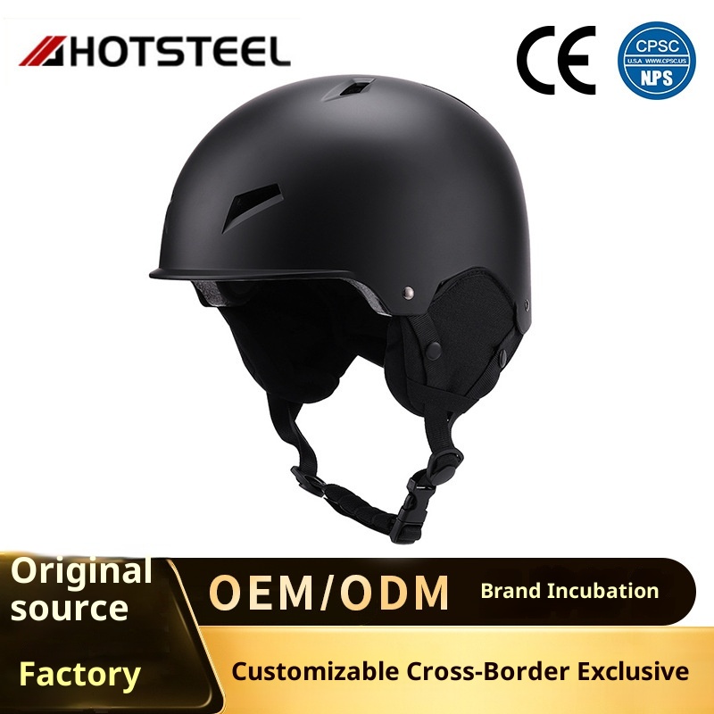 001 Zimowy kask narciarski unisex dla dorosłych, termiczny sprzęt do sportów na świeżym powietrzu, ochronna czapka bezpieczeństwa do jazdy na rolkach_voghion.com