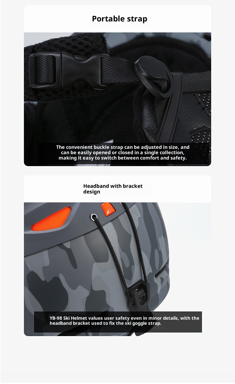 001 Spezial-Skihelm für Damen und Herren, integrierte professionelle Schutzausrüstung für Snowboarden und Skifahren, warm und_voghion.com