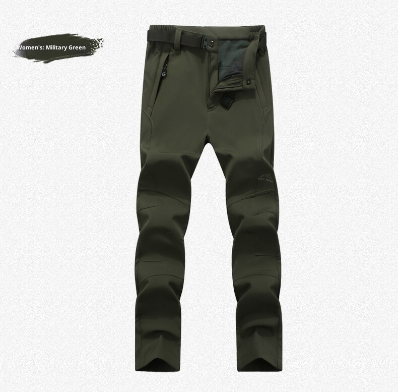 001 Herbst Winter Outdoor Softshell Fleece gefüttert Warm Verdickt Lässig Winddicht Atmungsaktiv Jacke Herren Radhose_voghion.com