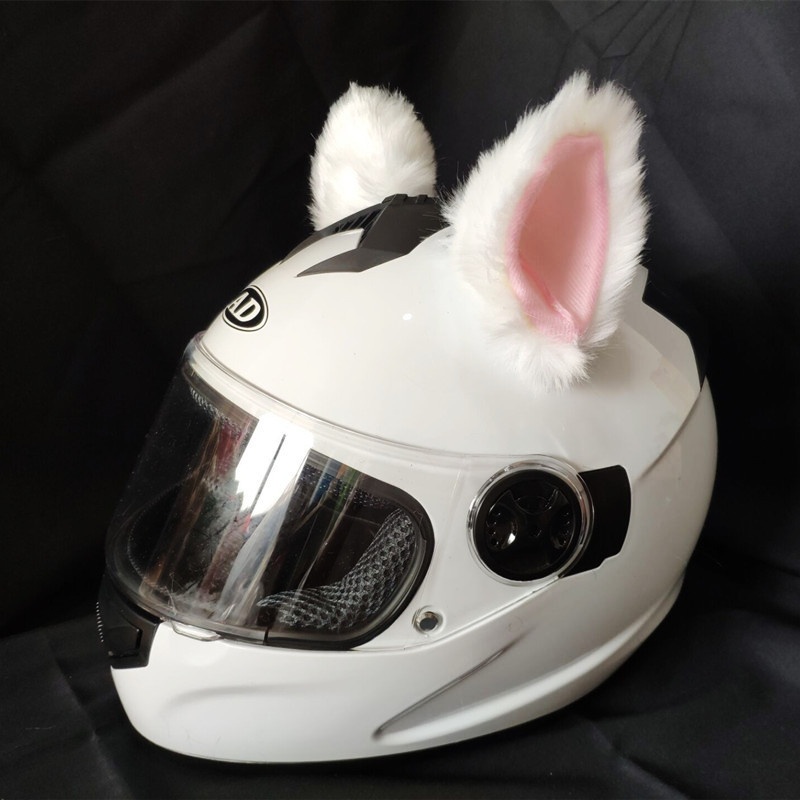 001 Angelababy Estilo Adorable Decoración de Orejas de Oveja para Vehículos Eléctricos Accesorios para Cascos de Esquí DIY_voghion.com