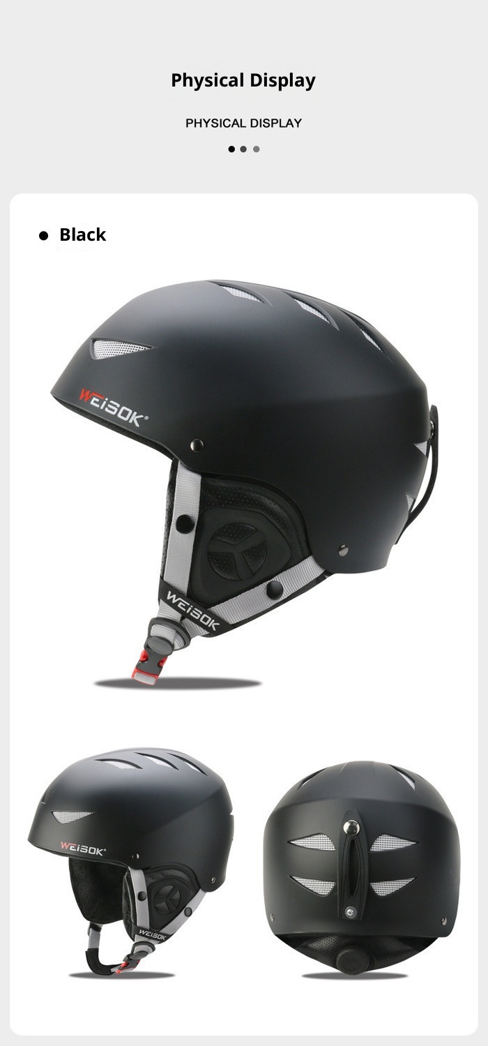 001 Neuer Erwachsenenhelm für Damen und Herren, professionelle Kappe mit integrierter Skibrille, komplettes Ski- und Snowboard-Set_voghion.com