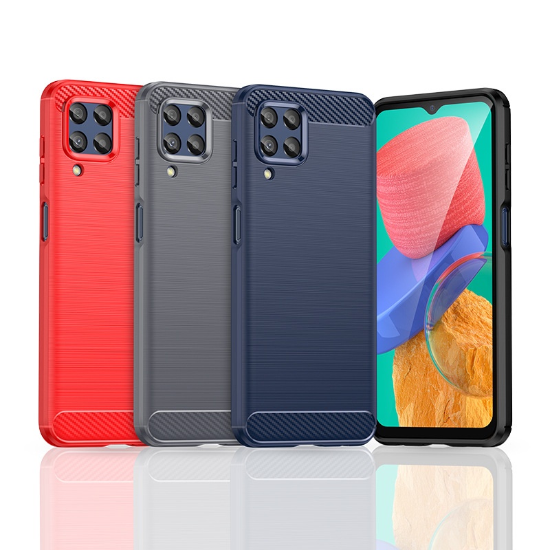 TechGlobe - Funda protectora suave cepillada de cobertura completa para Galaxy Jump2 y Samsung M53_voghion.com