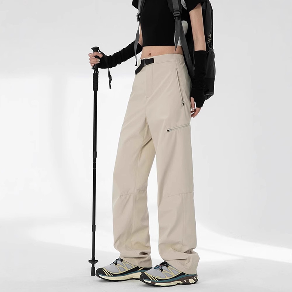 001 Calças de Trabalho Casuais Femininas Woodpecker Workwear, Novas para o Verão, Resistentes ao Vento e Impermeáveis, para Caminhadas, para Homens de Baixa Estatura_voghion.com