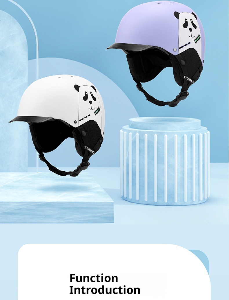 001 CHANRICH Neuer modischer Skihelm für Jugendliche, winddicht, warm, Unisex, Outdoor-Fahrausrüstung, Schutz_voghion.com
