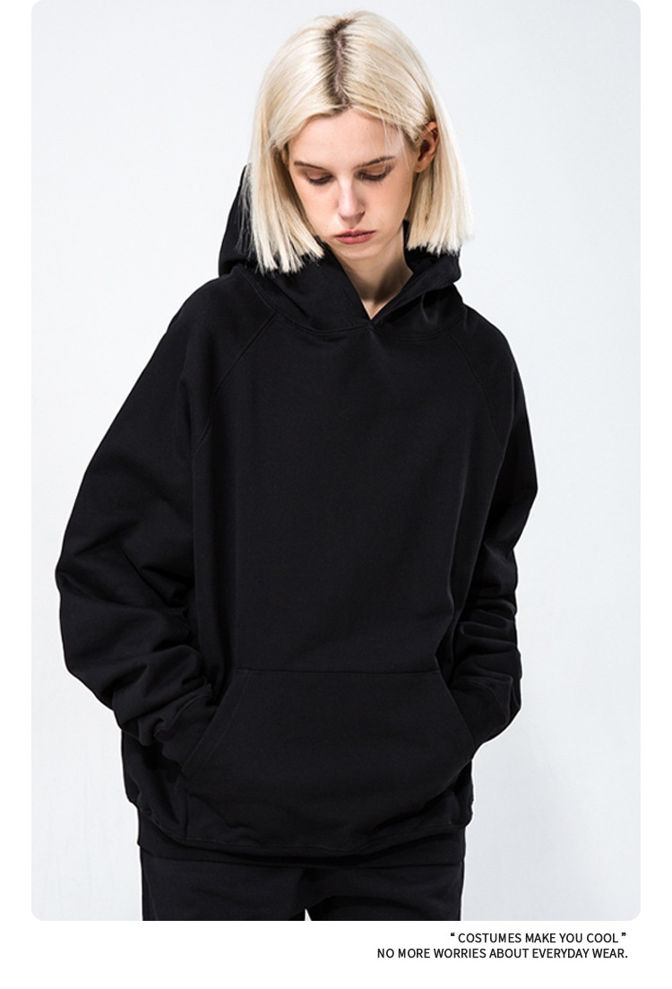 Felpa con cappuccio unisex in puro cotone, stile americano, taglia grande, personalizzata, da uomo, taglia unica, taglia unica_voghion.com