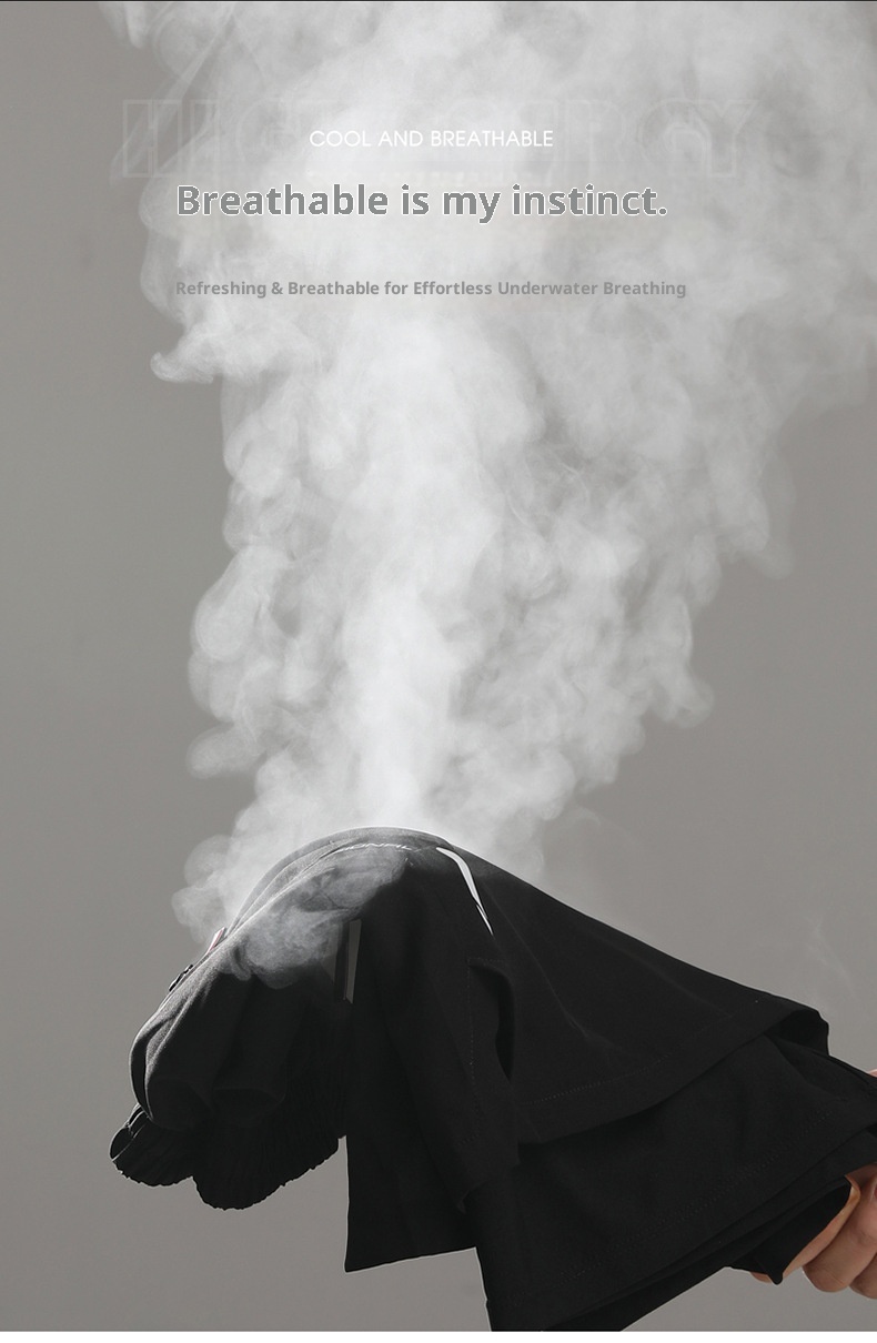 001 001 Herren Doppellagige Badehose, schnelltrocknend, Anti-Peinlichkeits-Badehose, Strandshorts, Badebekleidung für heiße Quellen, Set_voghion.com