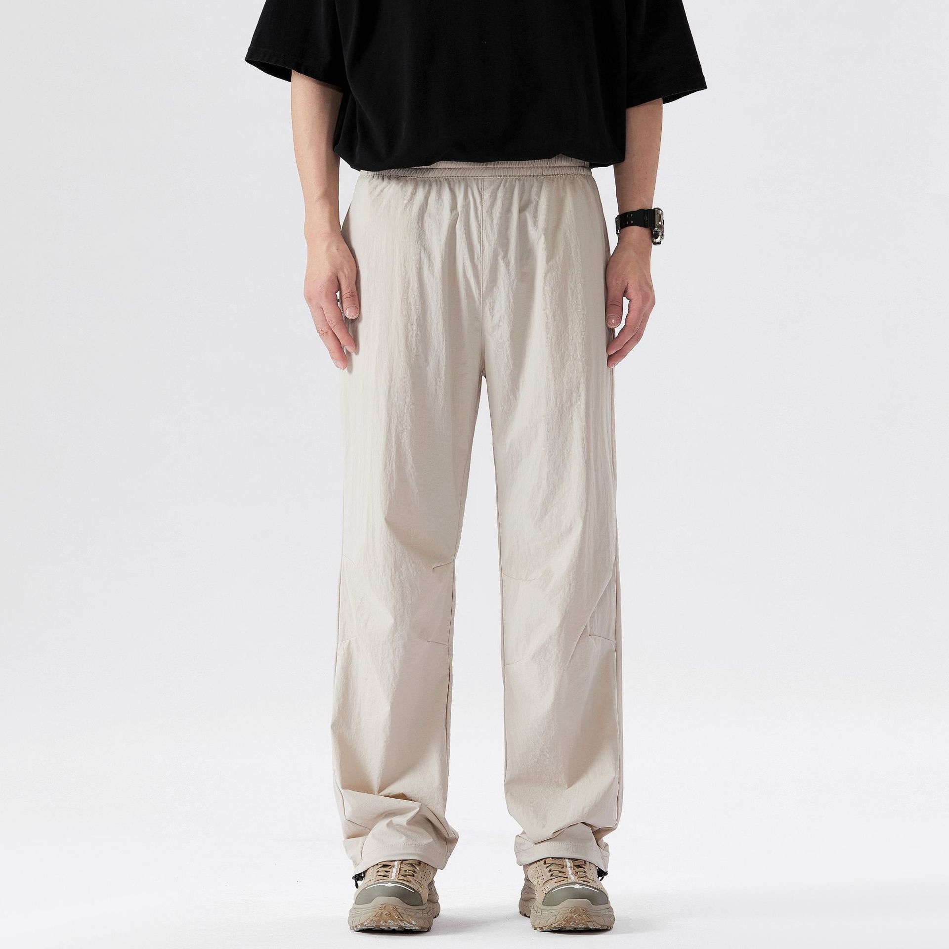 001 Summer Thin Soft Shell Tactical Paratrooper Hiking Long Outdoor Work Waterproof Windproof Pants_voghion.com