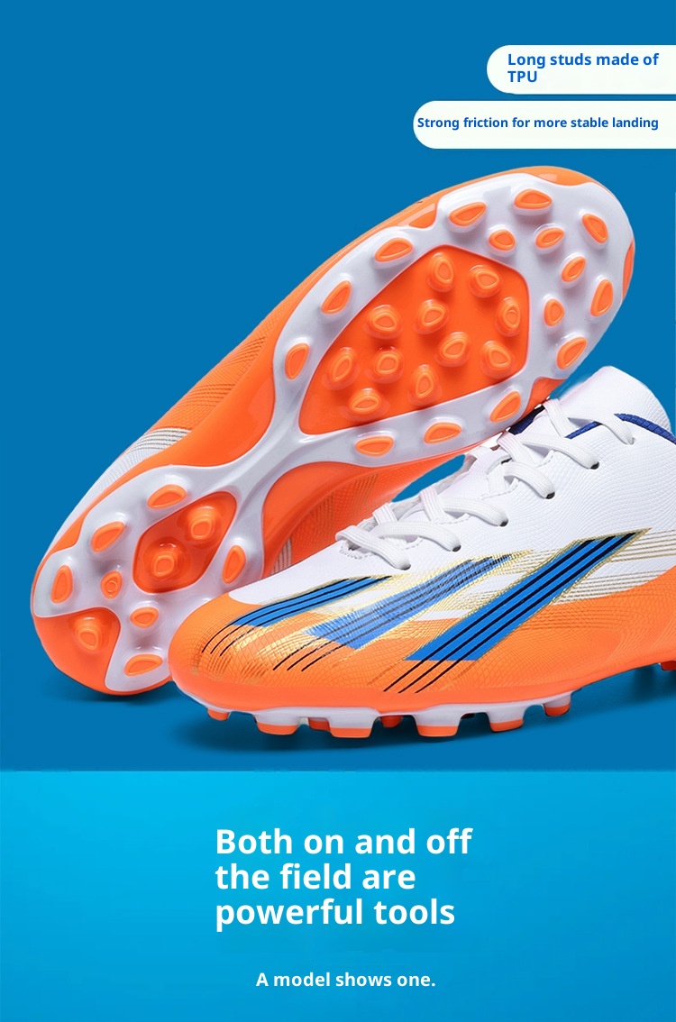 ShoeGlobe Vente en gros transfrontalière de chaussures de football pour hommes, femmes, jeunes, élèves du primaire et du secondaire, enfants, crampons cassés_voghion.com