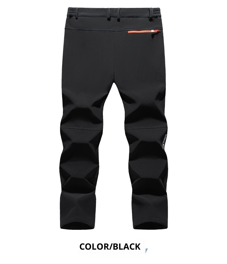 001 Men's Windproof Waterproof Outdoor Sports Hiking Spring Autumn Thin Soft Shell Rainproof Mountaineering Pants_voghion.com