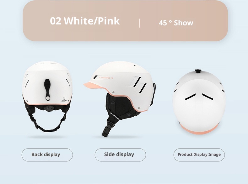 001 Leichter, warmer und winddichter Unisex-Skihelm für Erwachsene, geeignet für Outdoor-Aktivitäten wie Radfahren, Motorradfahren und mehr. Geeignet für E-Bikes und Motorräder._voghion.com