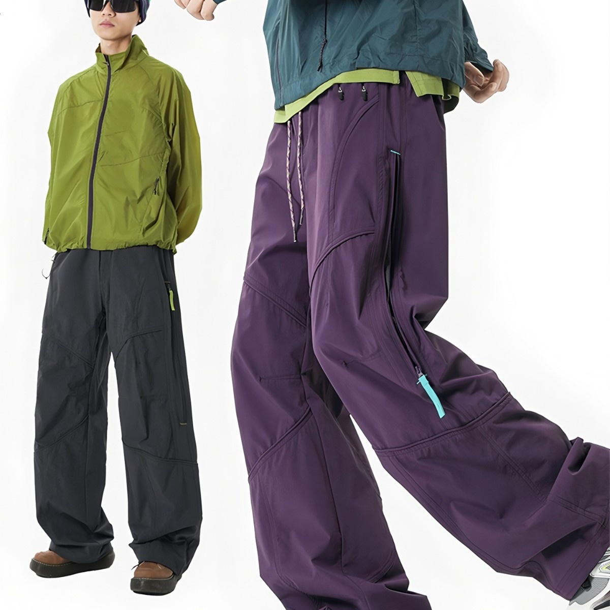 001 Autumn Mountain Series Paratrooper Heren Outdoor Waterdicht Wandelen Dames Lichtgewicht Bergbeklimmen Cargo Losse Rechte_voghion.com