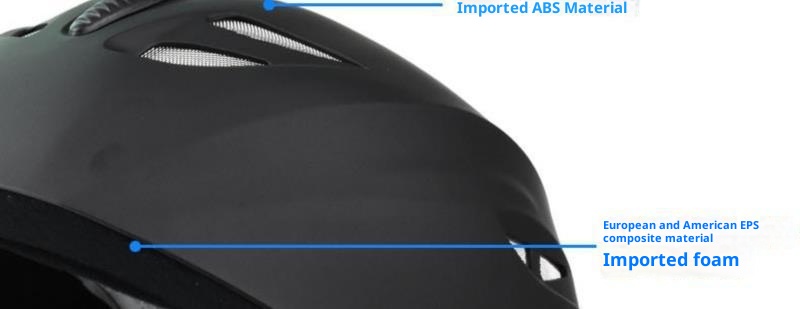 001 Fleece-Helm, warme Ski-Sicherheitsmütze für Herren, Damen, Erwachsene und Kinder, professionelle Outdoor-Ausrüstung zum Snowboarden und Skifahren_voghion.com