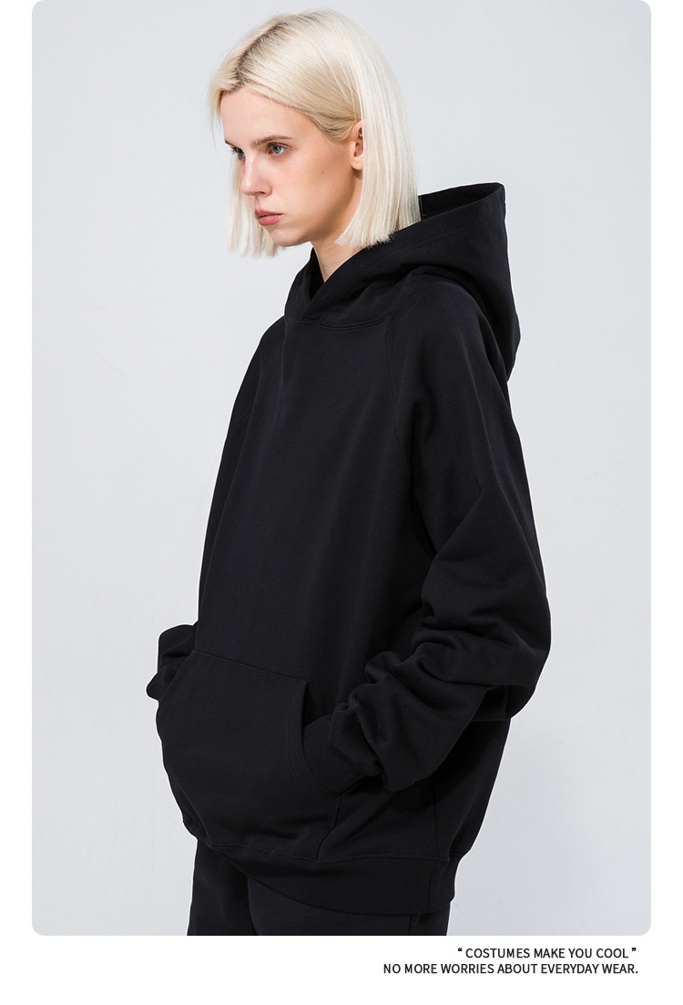 Felpa con cappuccio unisex in puro cotone, stile americano, taglia grande, personalizzata, da uomo, taglia unica, taglia unica_voghion.com