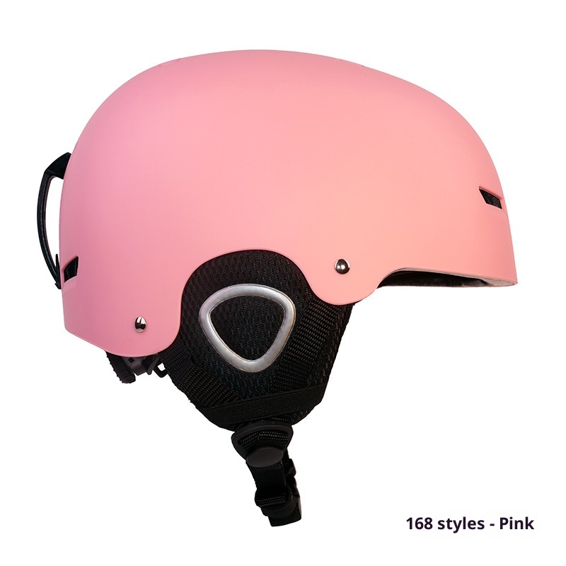 001 Professioneller Jugend-Longboard-Einzel- und Doppelboard-Helm für Erwachsene, Ski-Outdoor-Sportarten, Gehörschutz, warmer Helm_voghion.com