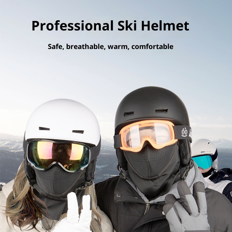 001 Üretici Toptan Kayak Kaskı Sıcak Snowboard Kar Şapkası Yetişkin Çocuk Unisex Spor Ekipmanları Kalınlaştırılmış Soğuğa Dayanıklı_voghion.com