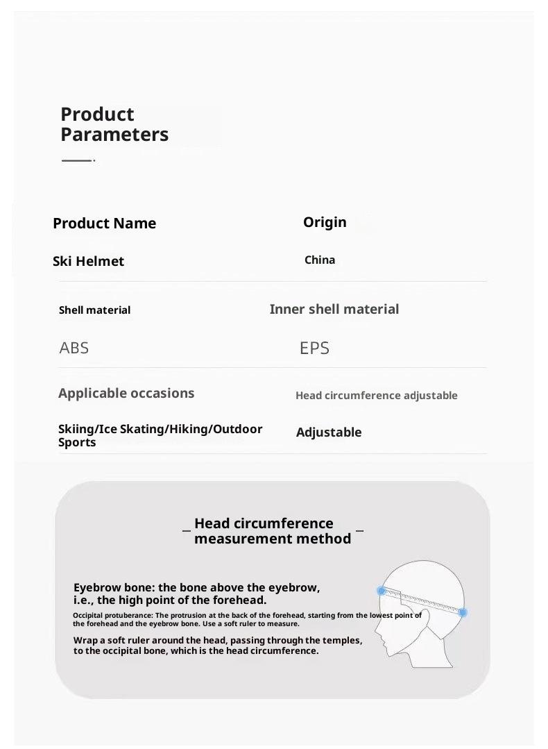 001 MAHAER Ski- und Snowboardausrüstung Schutzausrüstung für Damen und Herren Warmer Antikollisionshelm Schneekappe_voghion.com