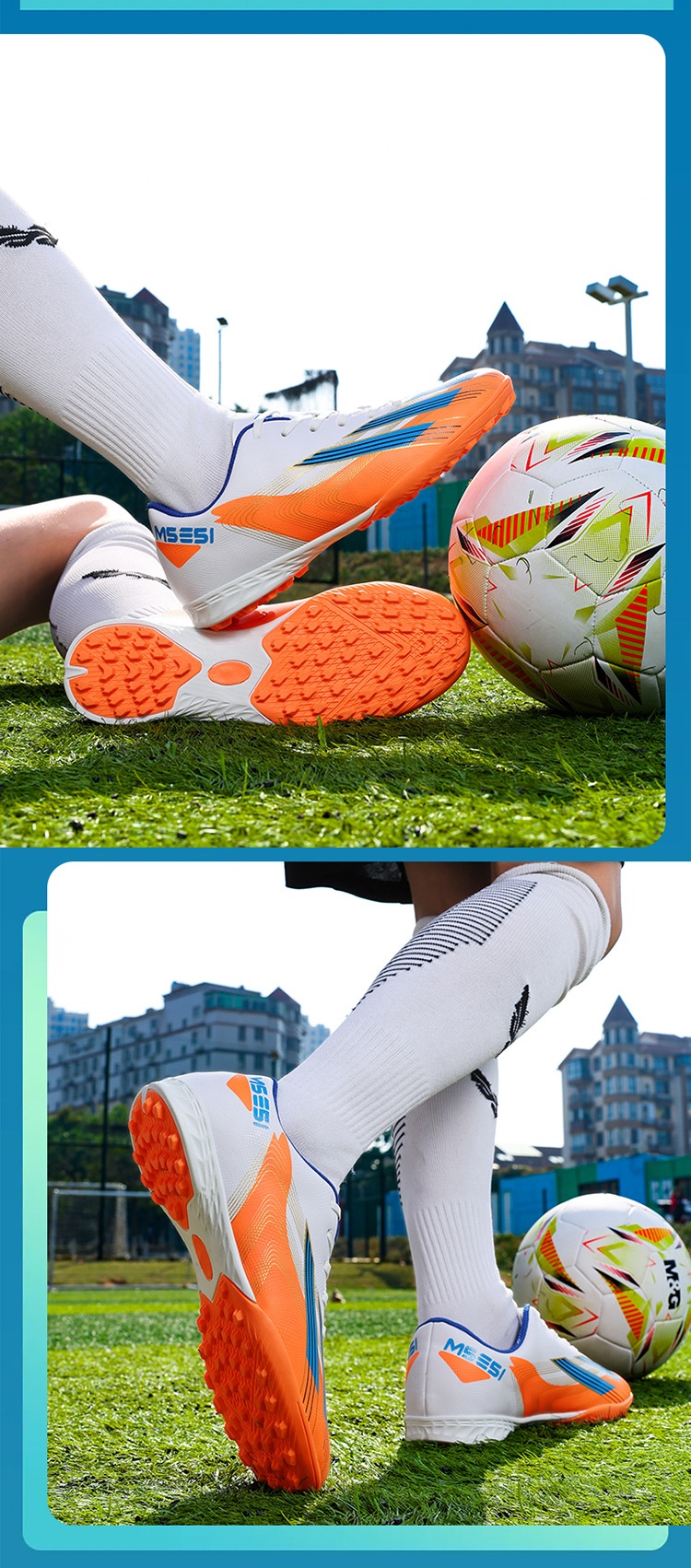 ShoeGlobe Vente en gros transfrontalière de chaussures de football pour hommes, femmes, jeunes, élèves du primaire et du secondaire, enfants, crampons cassés_voghion.com