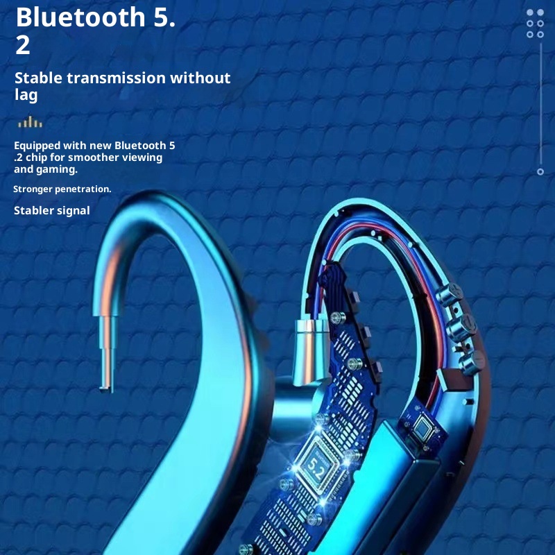 3c Earbuds True Wireless Over-Ear Business Driving Sports Running Listening To Music Calling Bluetooth Left And Right Ear_voghion.com