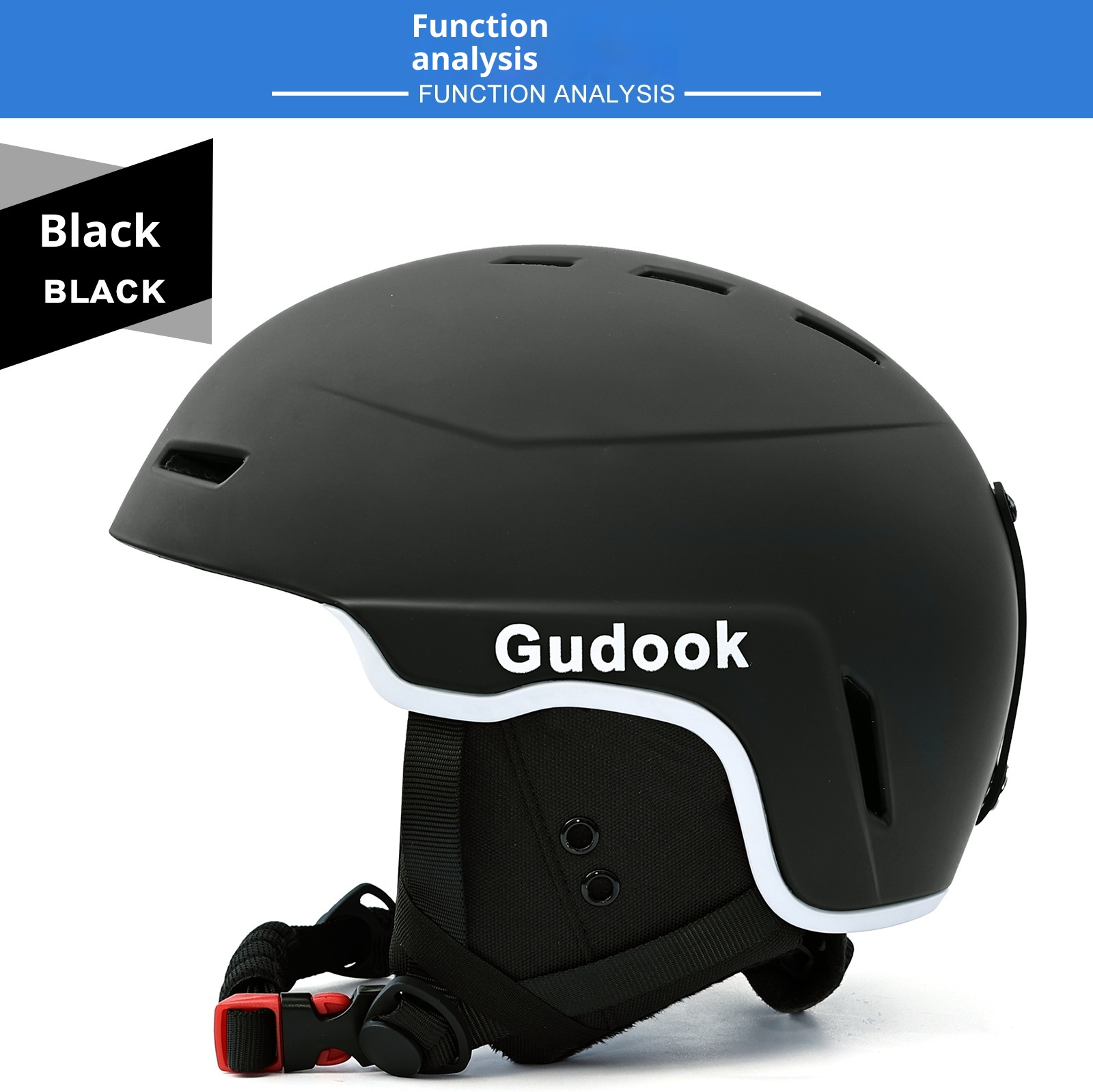 001 Casco da sci e snowboard anti-collisione blu da uomo e da donna, cappello protettivo da esterno_voghion.com