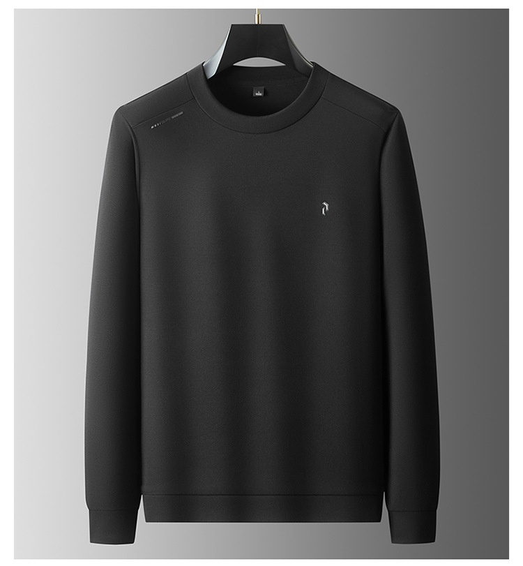 jongen 2025 Herfst Nieuwe Heren Losse Plus Size Ronde Hals Modal Lange Mouw Sweatshirt Voor Heren_voghion.com