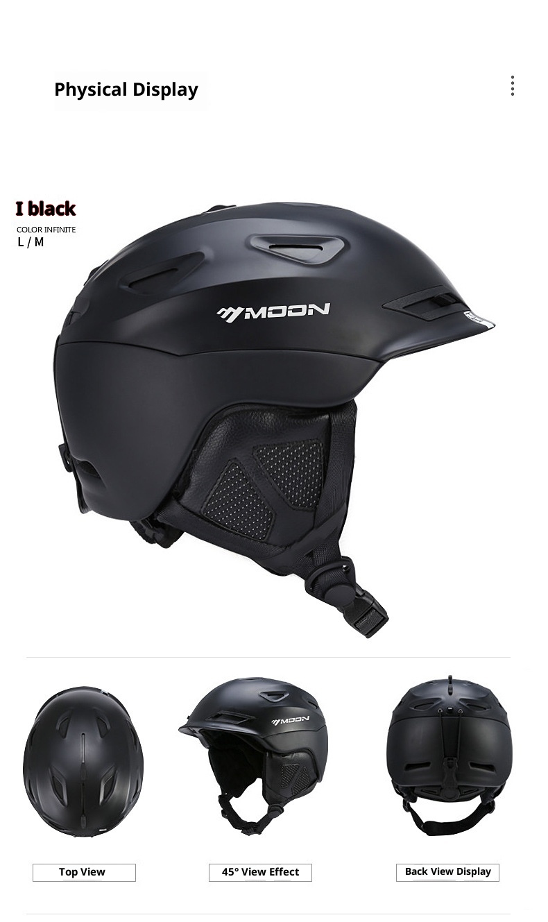 001 Spezial-Skihelm für Damen und Herren, integrierte professionelle Schutzausrüstung für Snowboarden und Skifahren, warm und_voghion.com