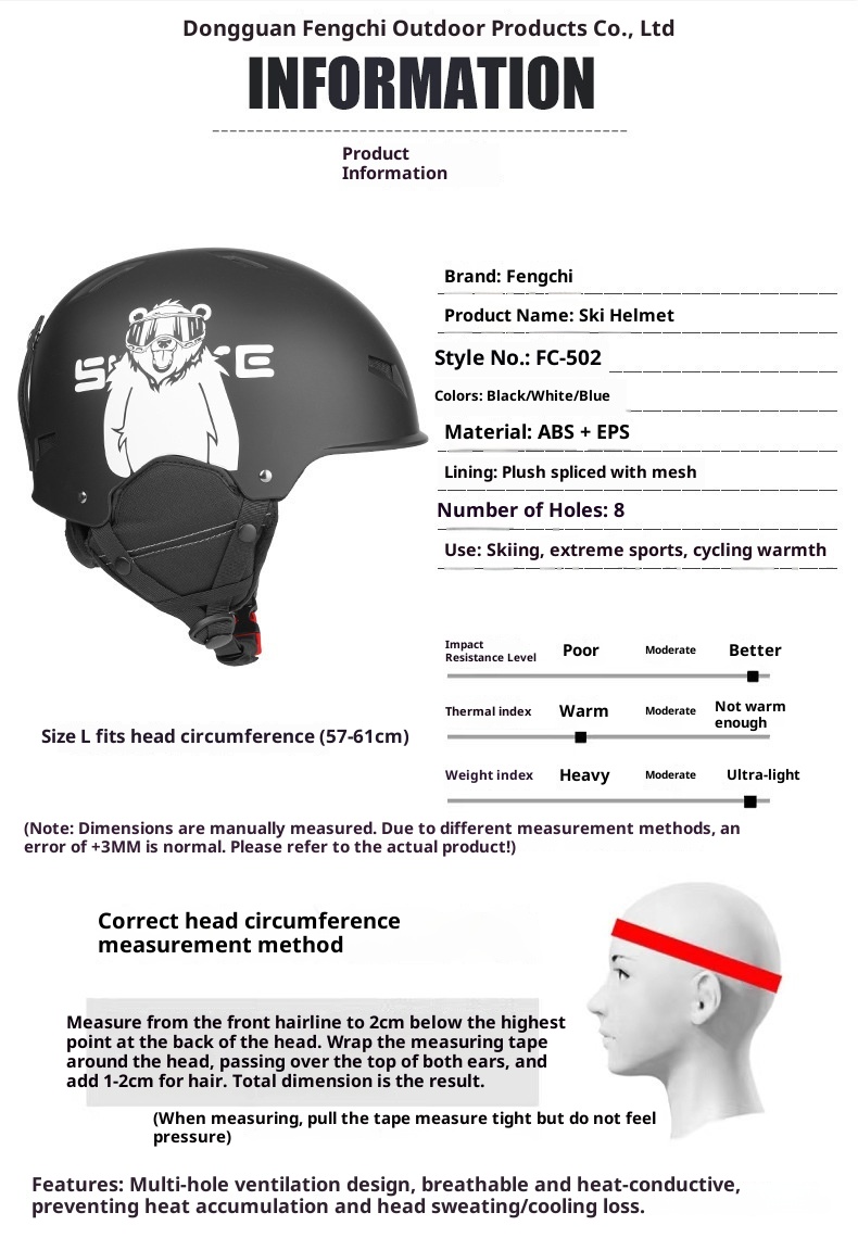 001 2023 Neuer grenzüberschreitender Verkaufsschlager Hersteller Großhandel Skihelm für Erwachsene mit Sturzschutz und Thermofunktion Geeignet für_voghion.com