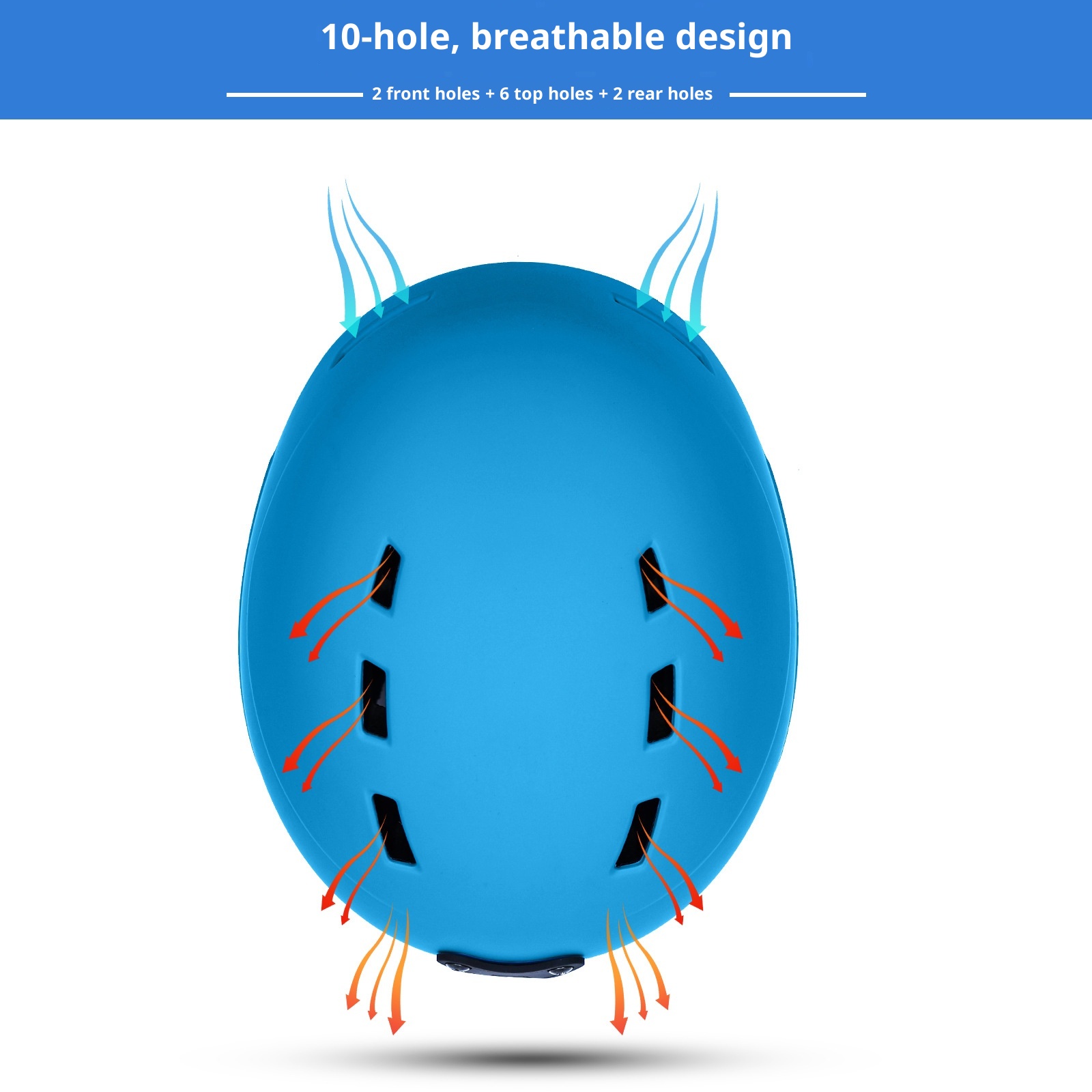 001 Casco unisex blu cross-border, anticollisione, caldo, da sci e snowboard, per esterni, protettivo_voghion.com