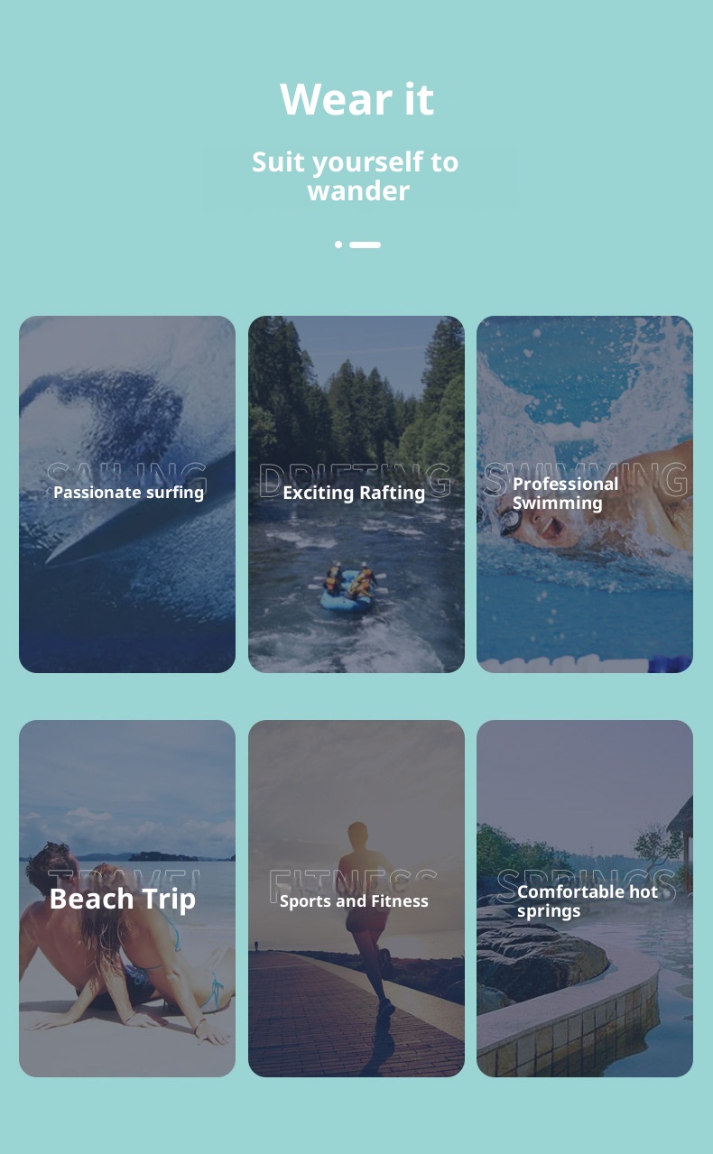 001 001 Swim Trunks Men's Boxer Five-Point Swimsuit Set Anti-Embarrassment New Professional Beach Adult Swimming Gear_voghion.com