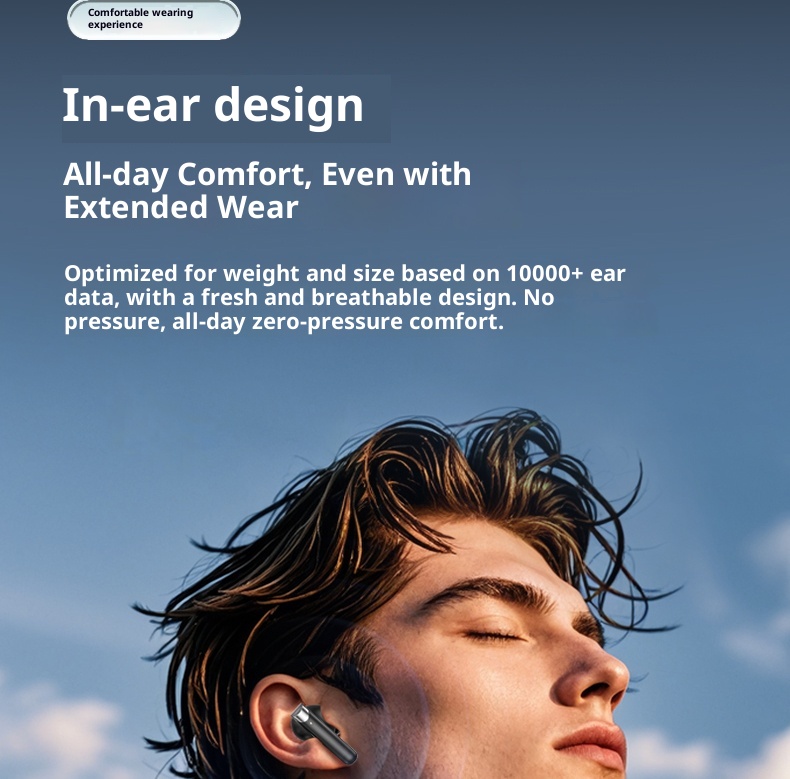 3c Cross-border AI Translation Hot-Selling True Wireless Bluetooth Earbuds Noise Cancelling In-Ear Long Battery Life Large_voghion.com