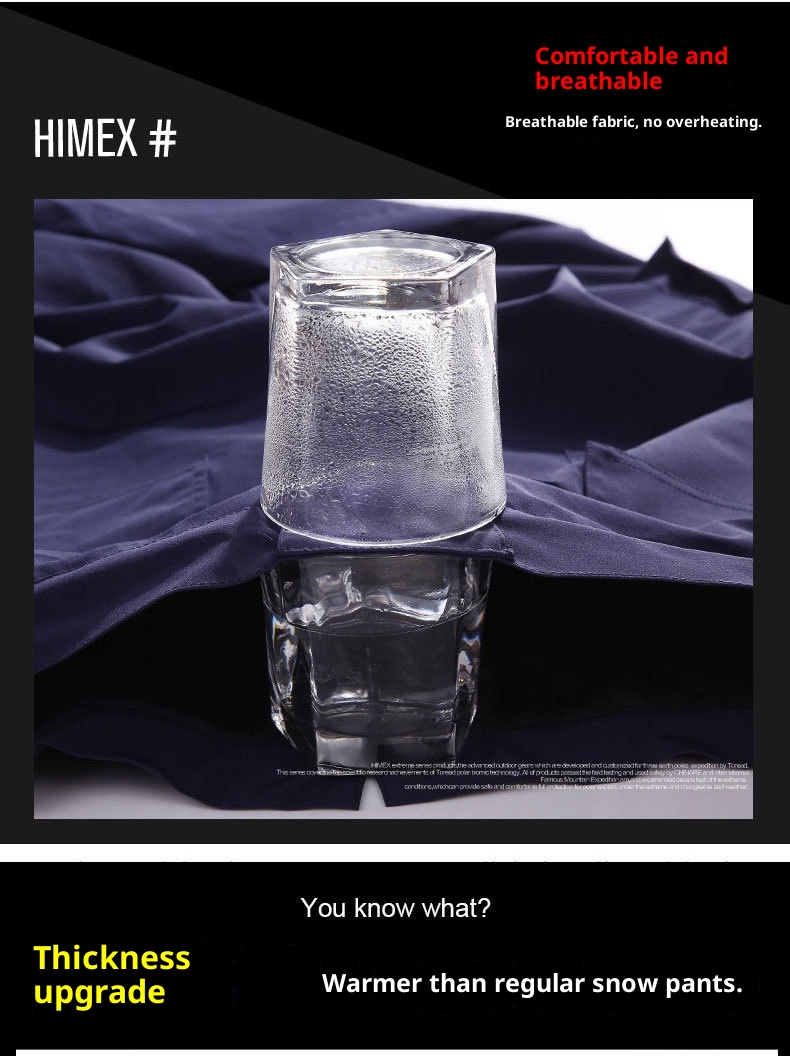 001 Outdoor Softshell For Men Women, Autumn And Winter Fleece-Lined Thickened Detachable Liner Warm Hiking Pants_voghion.com